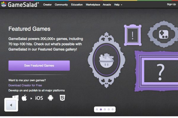 Mobile Application with GameSalad