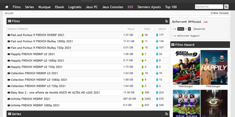 oxtorrent adresse